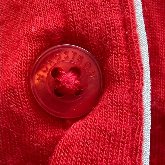 Nordstrom Vibrant Red Pajama Set - Picture 2 of 4